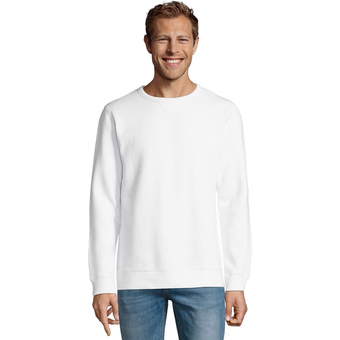 SOLS Heren Sully Sweatshirt (Wit)