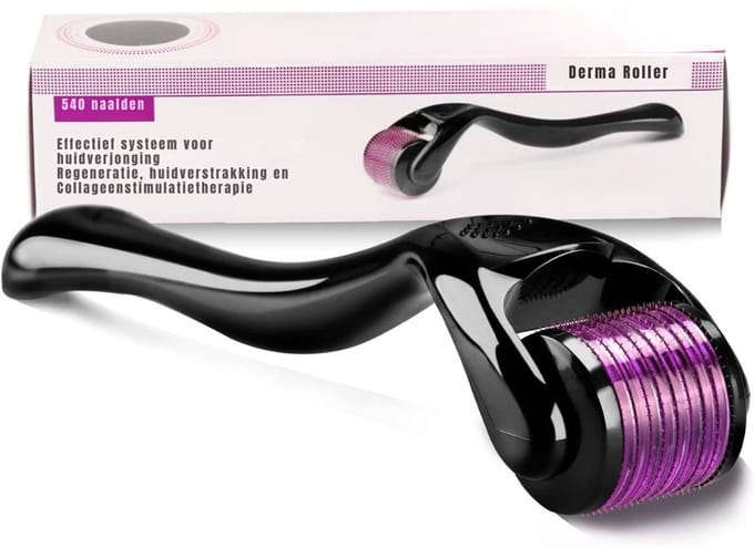 REN® Dermaroller Haargroei - Dermaroller - Zwart - 17cm x 5cm x 5cm