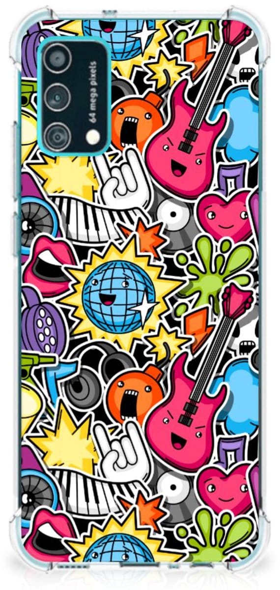 Samsung Galaxy M02s | A02s Anti Shock Bumper Case Punk Rock