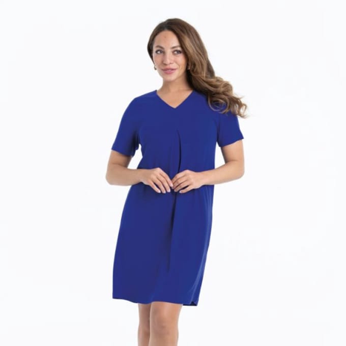 Anita Essentials Jaca Jurk Blue Violet Blauw XL