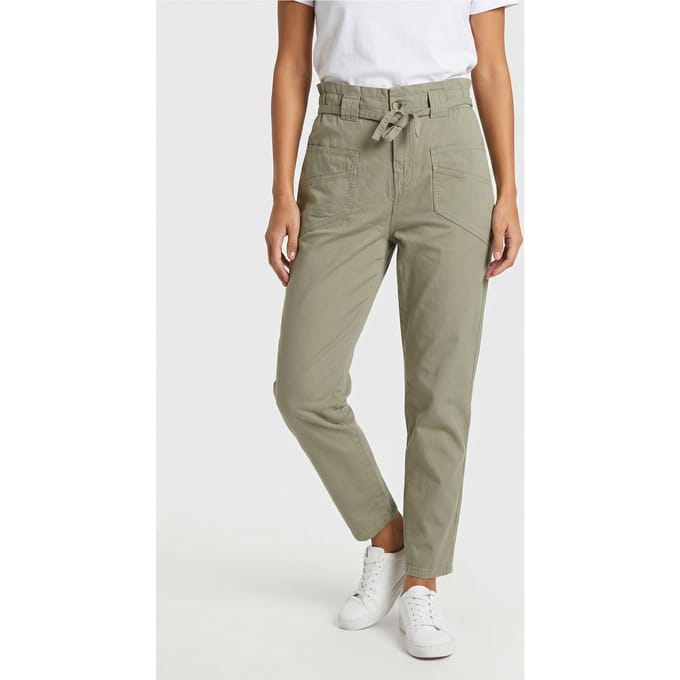 BA&SH Pantalon Dewis Kaki Taglia: S | Pantaloni cargo Outlet | Donna