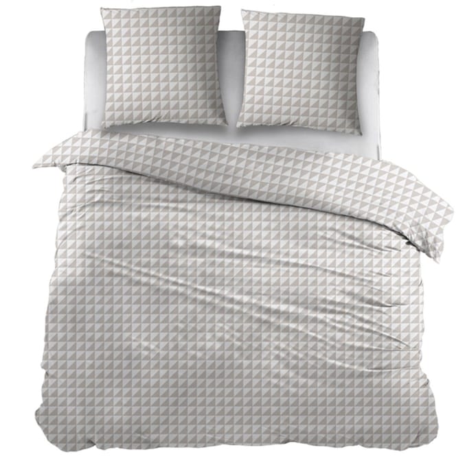 Snoozing Chanel Dekbedovertrek - Extra breed - 260x200/220 cm - Beige