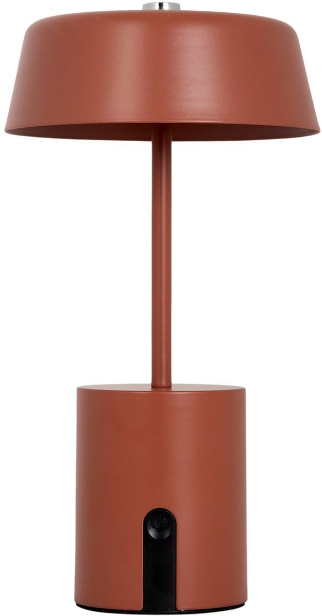 Leitmotiv Tafellamp Elemental - Donkerrood - Ø12cm - Modern