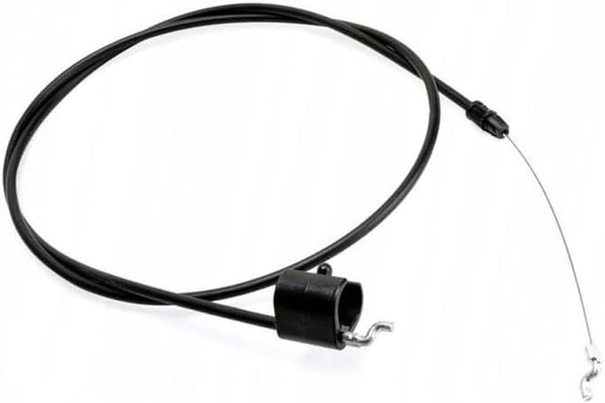 Motorrem Bowdenkabel - Grasmaaier Kabel - Motor Uitschakelen - Compleet met Clips - 1565 mm - Zwart