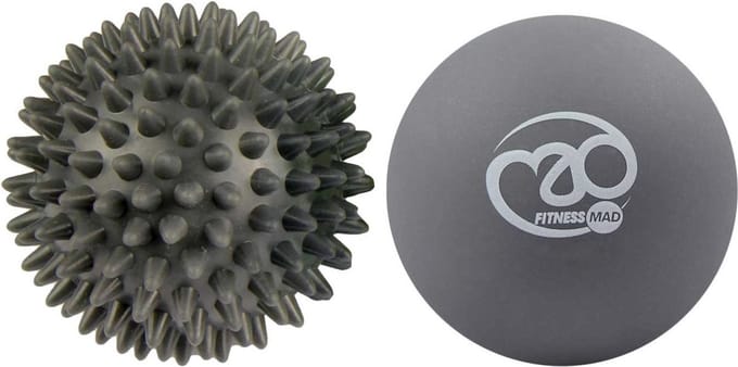 Fitness mad - massage ball - set of 2 - black