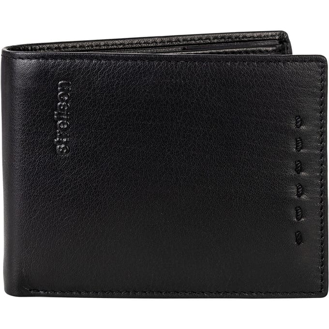 strellson Leren Portemonnee Oxford Circus Billfold H7 Wallet Black Zwart