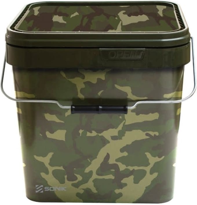 Vierkante camouflagedoos Sonik