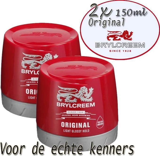 Brylcreem Original haarcreme- voordeel pak- 2x 150 ml