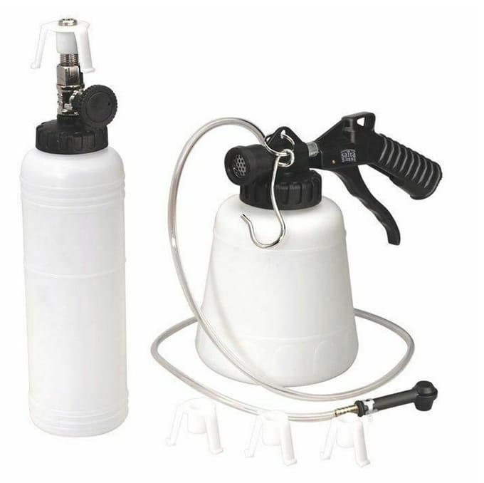 Remontluchter handbediend - 1 liter met opvangfles - Rem ontluchting set - SATRA