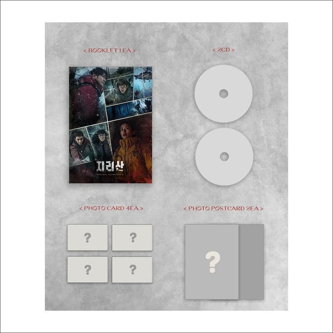 Jirisan Koreaans K-drama OST [2CD] / Jihyun Jun / Jin(BTS) 1EA black