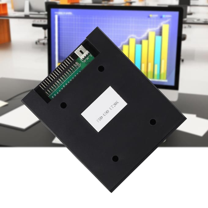 720KB Diskettestation naar USB-poort Emulator Verbeterde Versie FDD UDD U720K Vervanging white