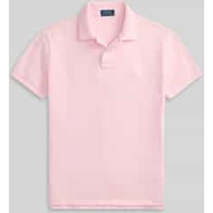 Custom slim fit poloshirt van puur katoen