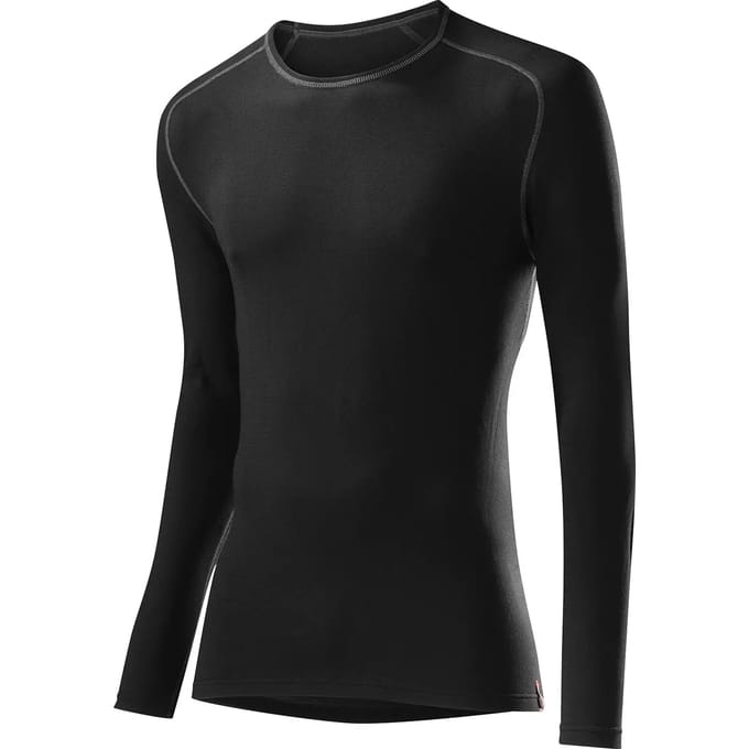 Loeffler Transtex Warm Black Lange Mouwen Basislaag Zwart 46 Man