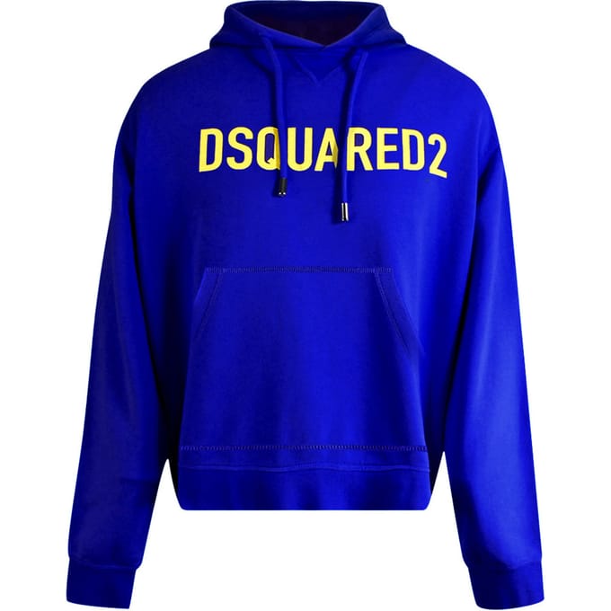 Dsquared2 Cool Fit Paarse Hoodie Met Merklogo