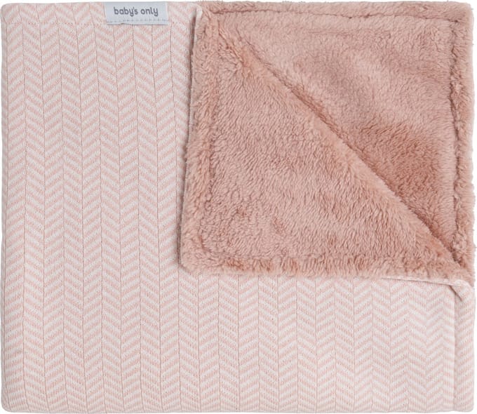Baby's Only Wiegdeken teddy Dawn - Blush/Ecru - 70x95 cm
