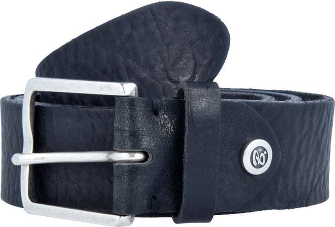 b.belt Riem Zac Ledergürtel W100 Black Zwart