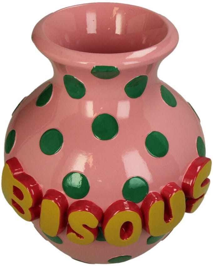 Vase Bisous Polyresin Multi 18x19x22cm