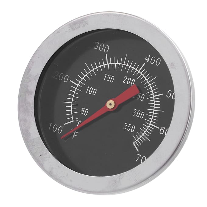 Oventhermometer 52mm Grote Wijzerplaat M8 Draad RVS BBQ Grill Temperatuurmeter voor Koken black