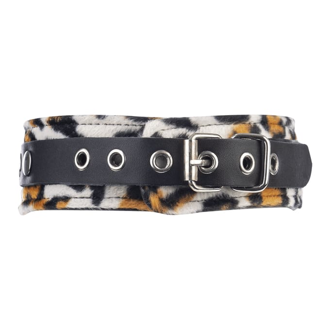 Rimba - Collar 4 cm Breed - Panter print