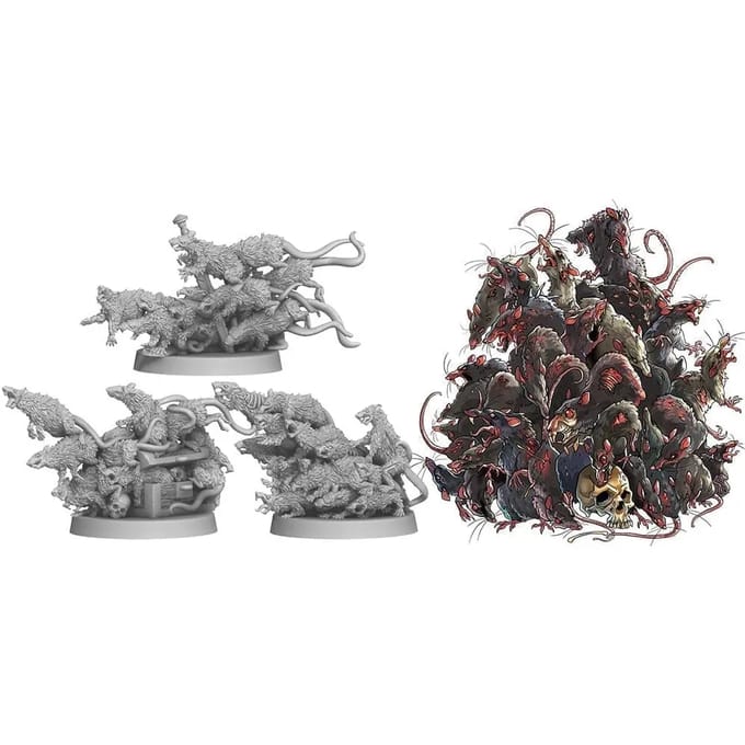 Pak met 35 figuren Edge Zombicide Black Plague : No Rest for the Wicked