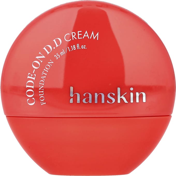 Hanskin, Code-On DD Cream Foundation, 21N Lichtbeige, 35ml (1.18fl oz)