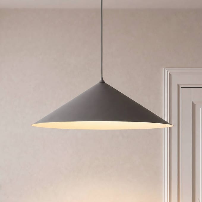 TK Lighting Hanglamp Lume XL, bruin, metaal, Ø 49 cm, GX53