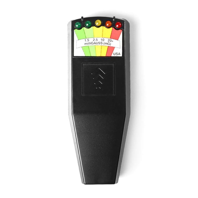Elektromagnetisch veld EMF Gaussmeter Stralingsdetector Draagbare EMF Magnetische veldmonitor 5 LED zwart