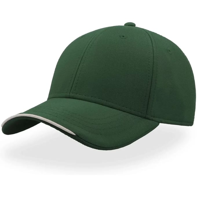 Atlantis Headwear Estoril Cap Recycled AT422 - Bottle Green - One size