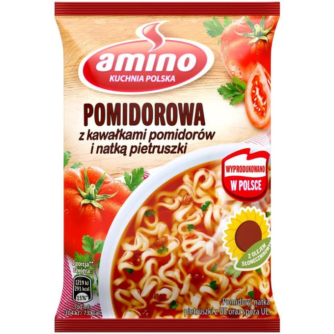 Amino Instant Tomatensoep met Tomaatstukjes en Peterselie 61 g