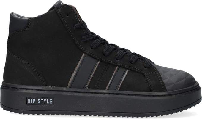 Hip H1943 Hoge sneakers - Jongens - Zwart - Maat 30