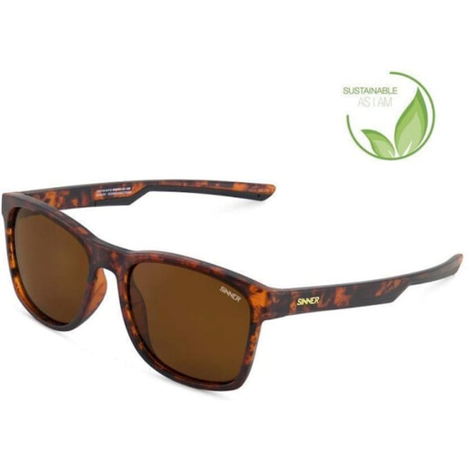 SINNER Zuni - Zonnebril - Polariserende SINTEC®-lenzen - Bruin/ zwart - Dames - One size - BIO based frame