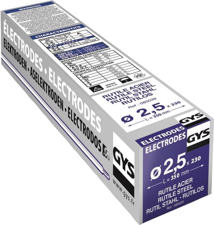 GYS O2.5mm Elektrodes staal (x230) - 5193085039