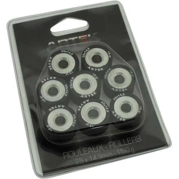 variatorrol artek voor scooter yamaha 530 tmax 2012 tot 2020 25x14.9 15grs