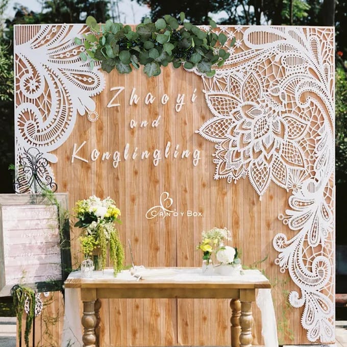 Décoration de table linteau de baies d'eucalyptus simulées pour fête black