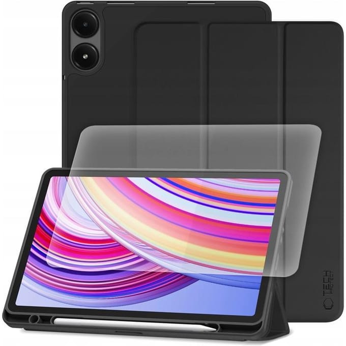 Tech-Protect SC Pen Serie - Tablethoes - Zwart - Schermbescherming - Compatibel met Apple Pen
