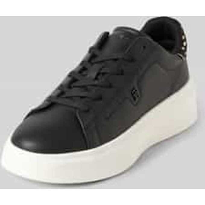 Lage sneakers van echt nappaleer