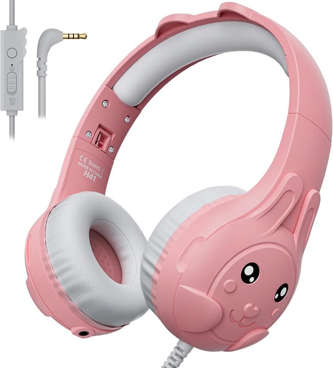 Headset voor Kinderen met Volumebegrenzer en Microfoon - Ideaal voor School en Reizen