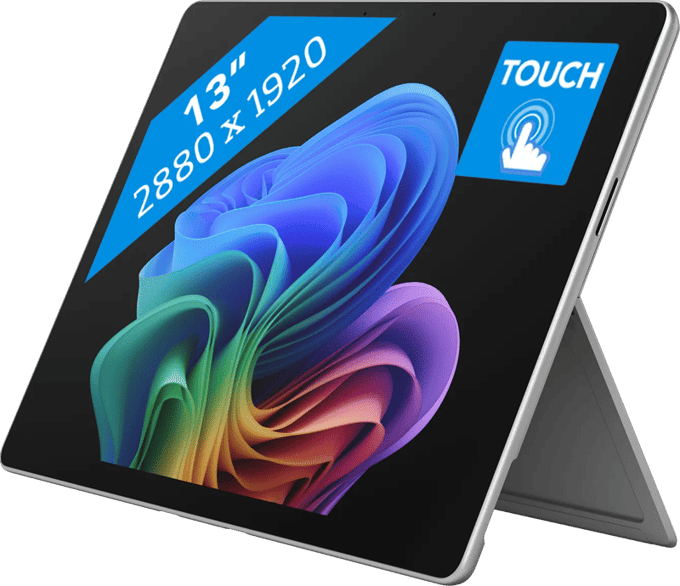 Microsoft Surface Pro - 13 inch - LCD - Snapdragon® X2 Plus (10 Core) - 16 GB RAM - 512 GB SSD - Platinum - 12e Editie