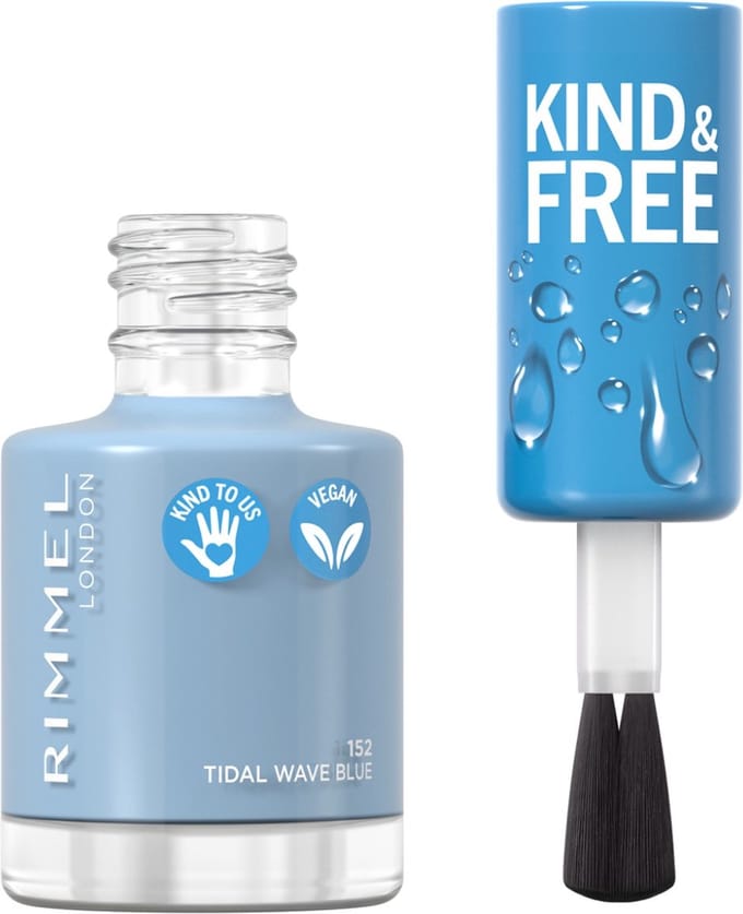 Rimmel London KIND & FREE Vegan Nagellak - 152 Tidal Wave Blue