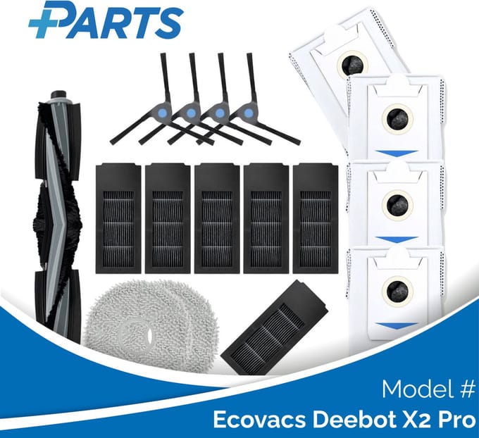Ecovacs Deebot X2 Pro Onderhoudsset (Plus.Parts® alternatief voor DKT060099)