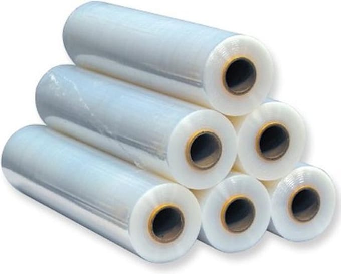 Handwikkelfolie transparant - 50cm x 300m x 20my - 6 rol per doos