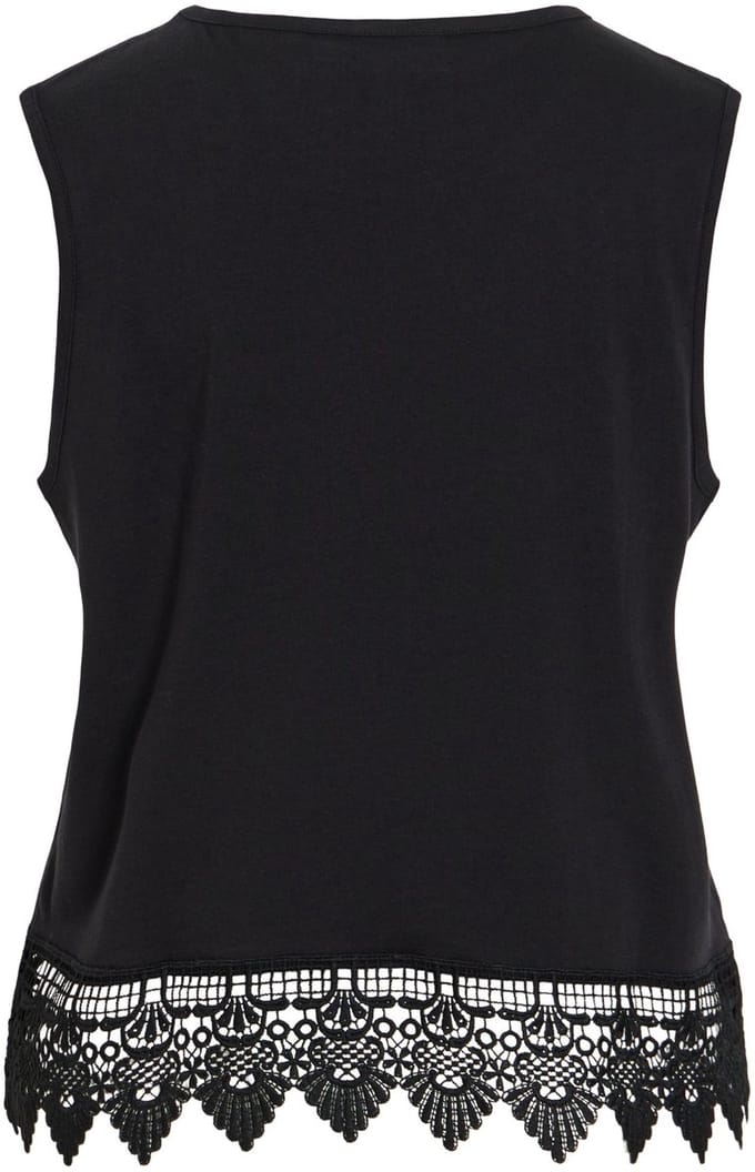 VILA - VIALKA S/L LACE DETAIL TOP - Dames - Blouses