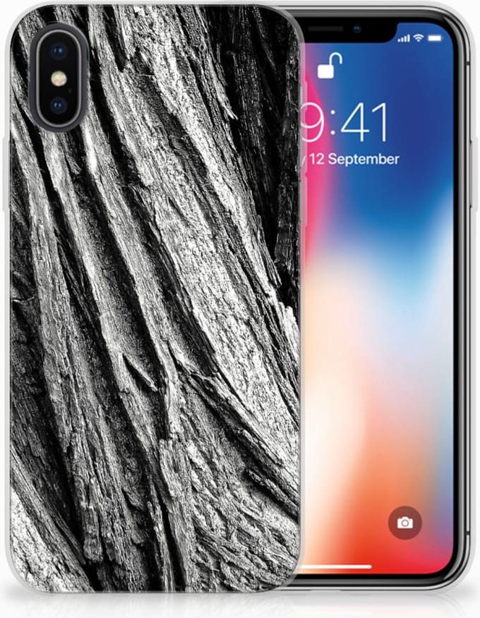 Bumper Hoesje Apple iPhone X | Xs Boomschors Grijs