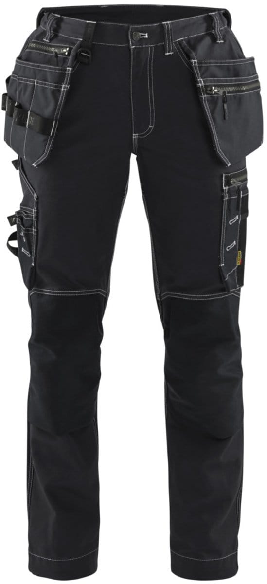 Blaklader 7130-1370 Dames werkbroek met stretch - Zwart - D25