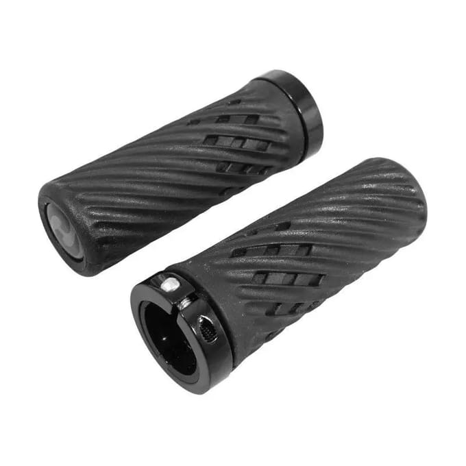 Paar mountainbike handvatten met kraag Herrmans luna lock