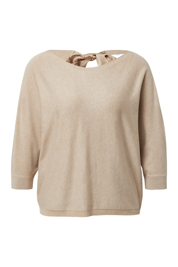 Comma Pullover Beige Maat: 38 | Sweaters Outlet | Dames | Beige