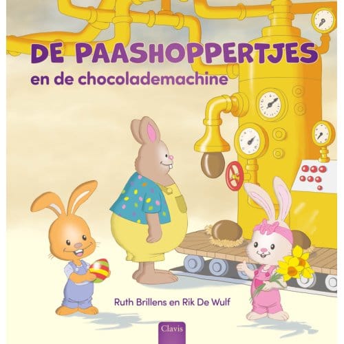 De Paashoppertjes En De Chocolademachine - Ruth Brillens