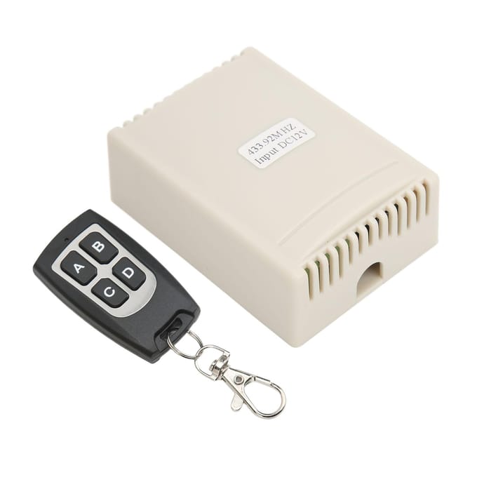 Draadloze Relais Afstandsbediening Schakelaar 4 Kanaals Controller Set Kit 12V voor Industrie