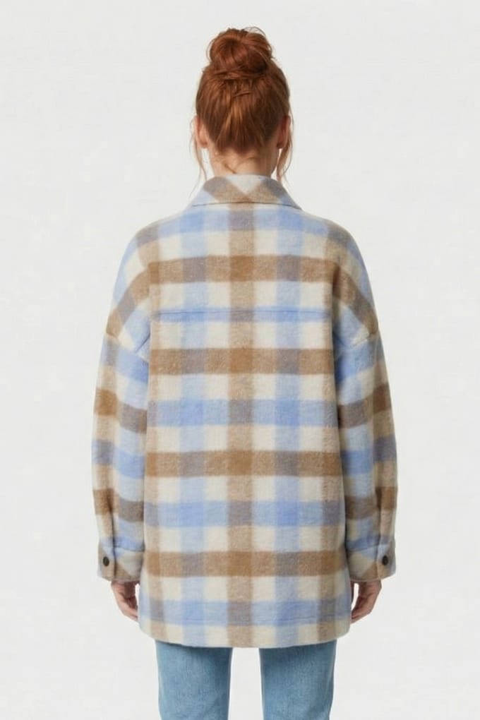 IRO Paris Wallis Overshirt Blue/brown Taglia: 32 | Sovracamicie Outlet | Donna | Blu