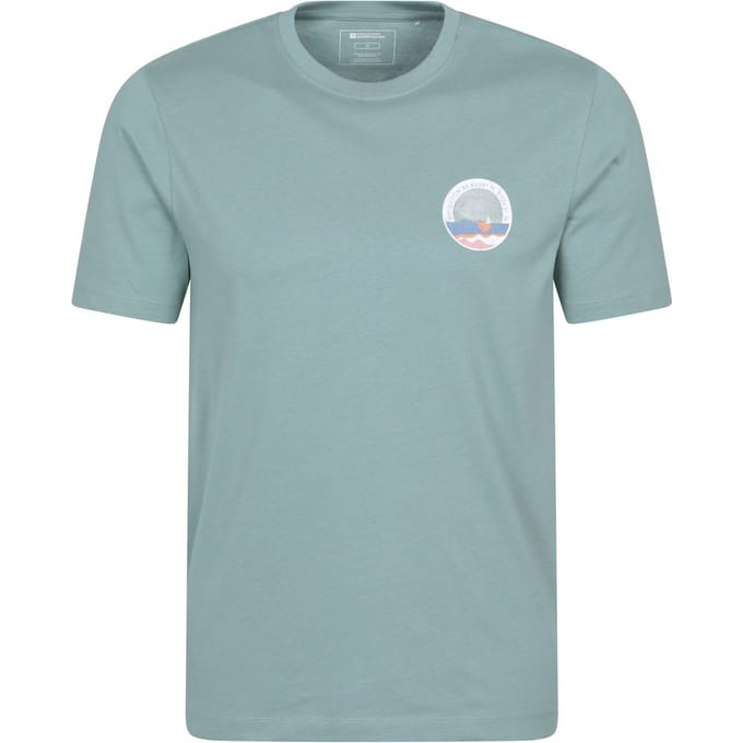 Mountain Warehouse Heren Brighton Korte Mouwen T-Shirt (Lichtgroen)